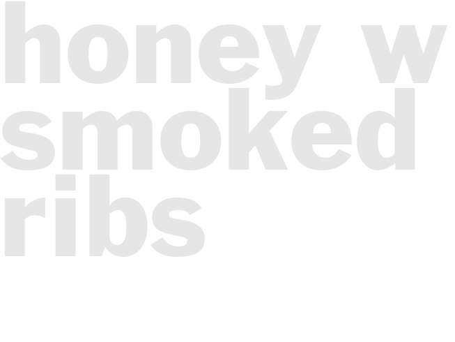 HONEY-WINE SMOKED RIBS