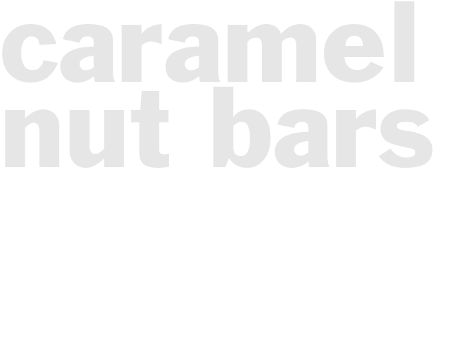 CARAMEL NUT BARS 