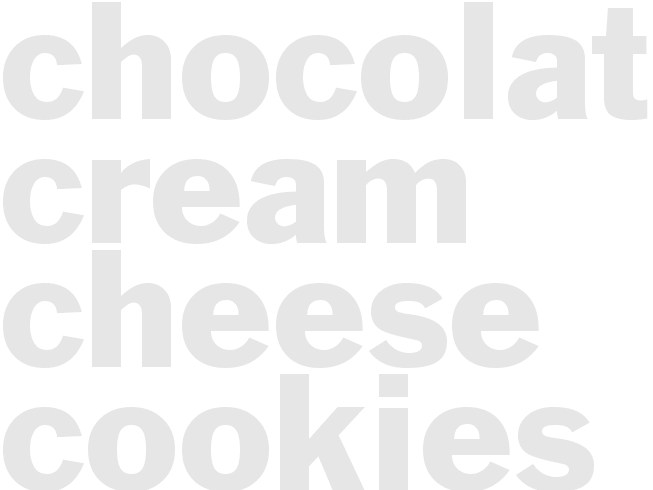CHOCOLATE CREAM CHEESE COOKIES