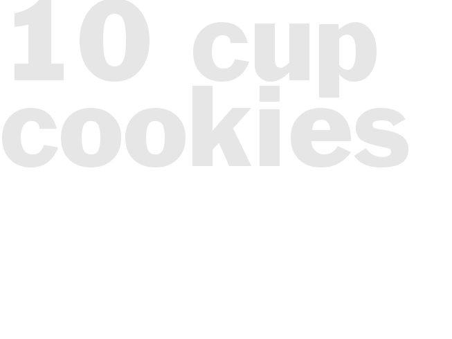 10 Cup Cookies 