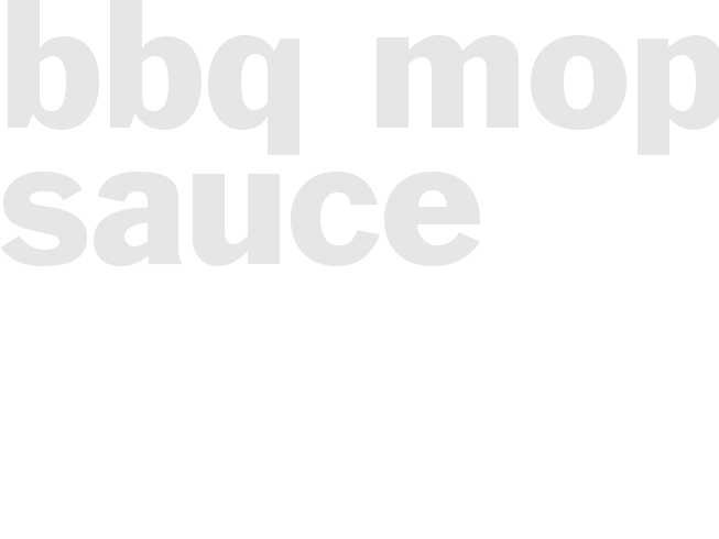 BBQ Mop Sauce