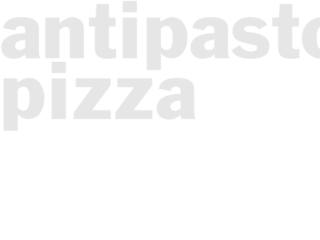 ANTIPASTO PIZZA
