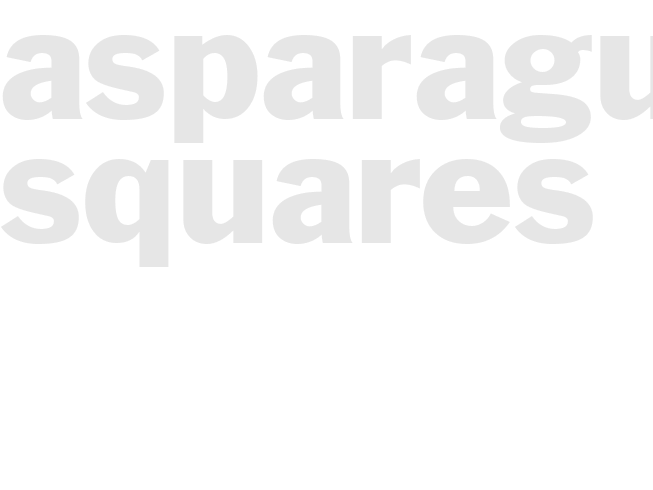 ASPARAGUS SQUARES