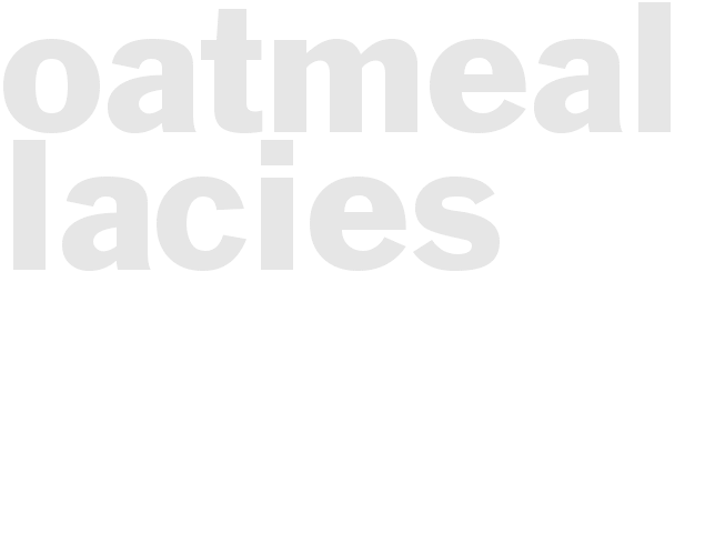Oatmeal Lacies