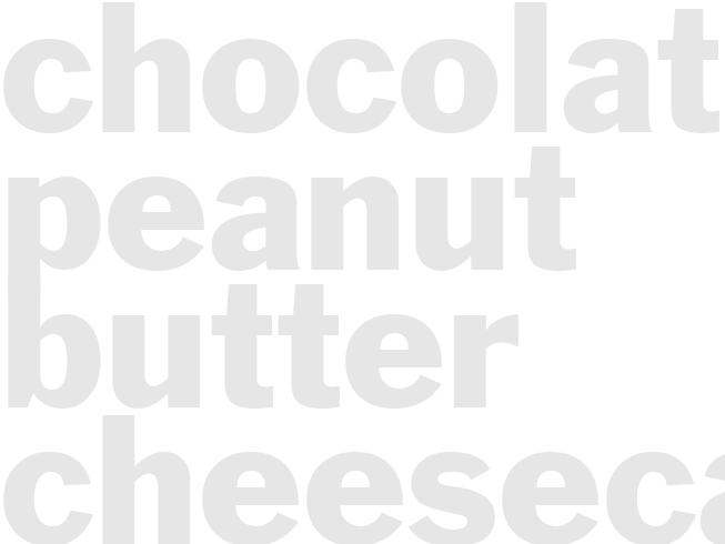 CHOCOLATE PEANUT BUTTER CHEESECAKE 