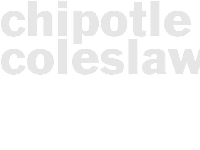 * Chipotle Coleslaw *