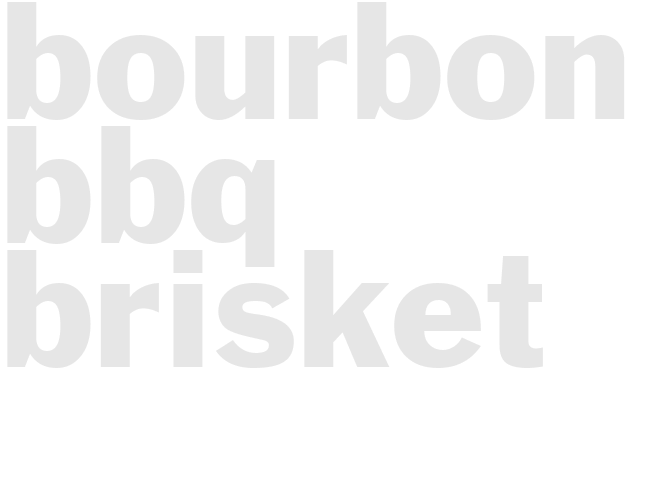 Bourbon BBQ Brisket