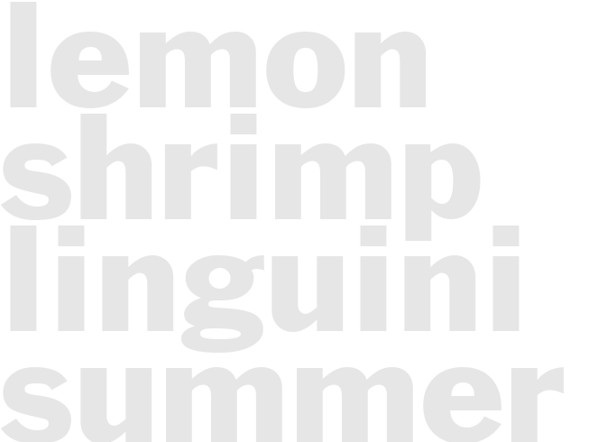 LEMON SHRIMP LINGUINI SUMMER PASTA