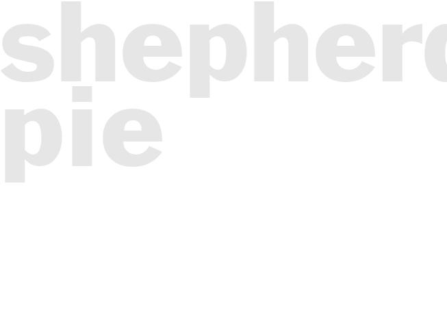 Shepherd's Pie 