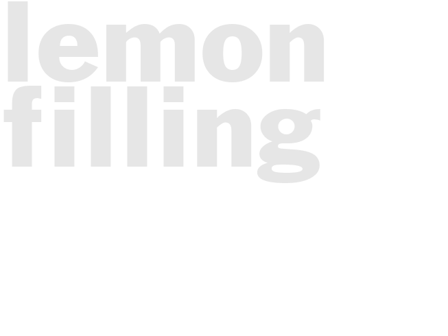 LEMON FILLING