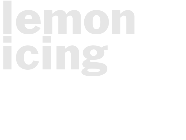 LEMON ICING