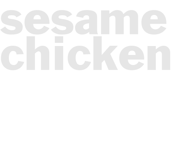 Sesame Chicken