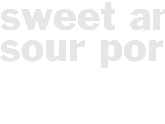 SWEET AND SOUR PORK
