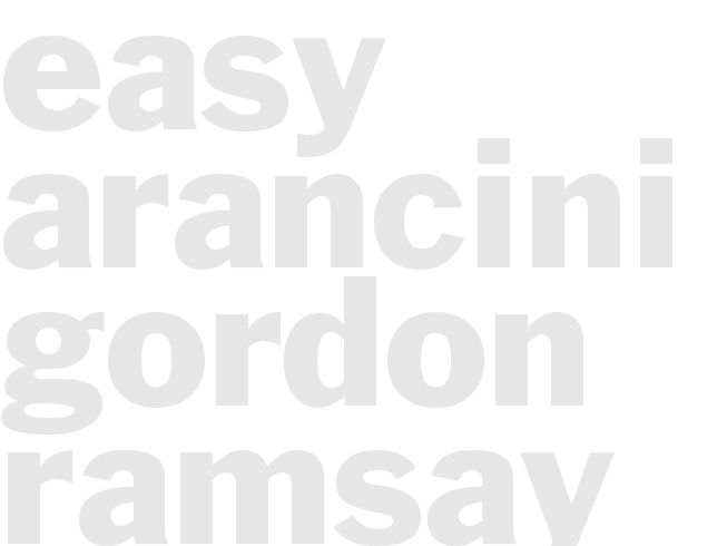 Easy Arancini - Gordon Ramsay