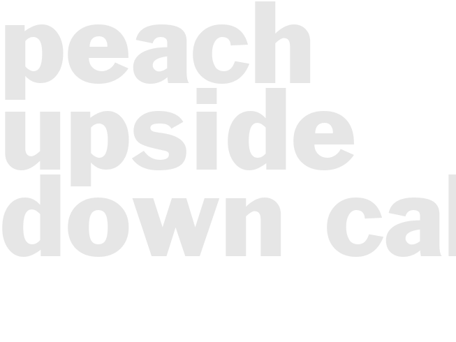 Peach Upside Down Cake