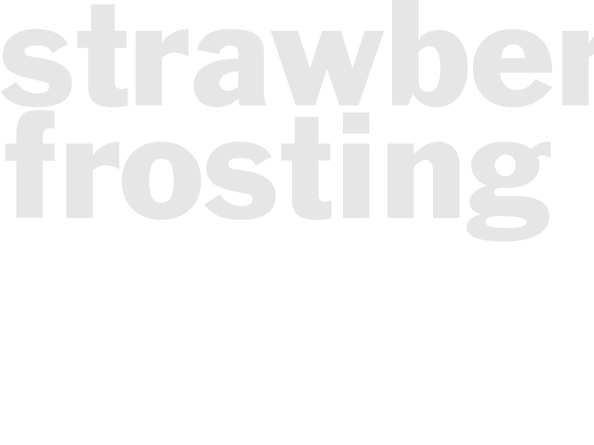 STRAWBERRY FROSTING