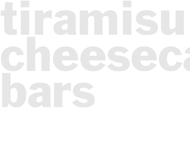 Tiramisu Cheesecake Bars