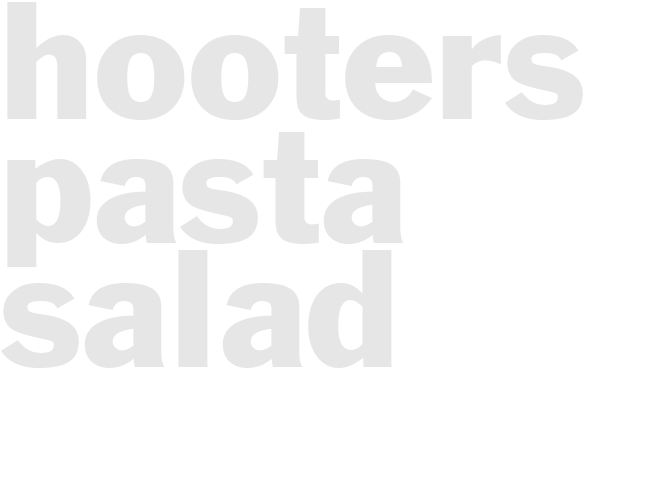 Hooters Pasta Salad