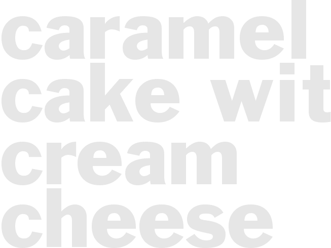 Caramel Cake with Cream Cheese Frosting