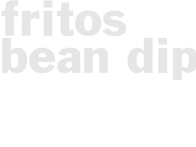 Fritos Bean Dip