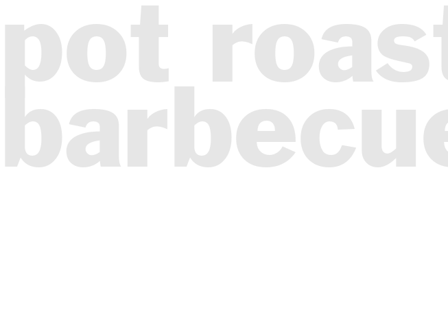 POT ROAST BARBECUE