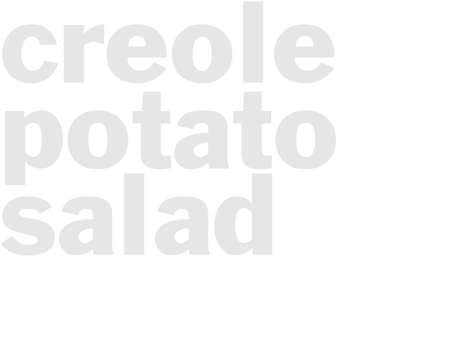 Creole Potato Salad