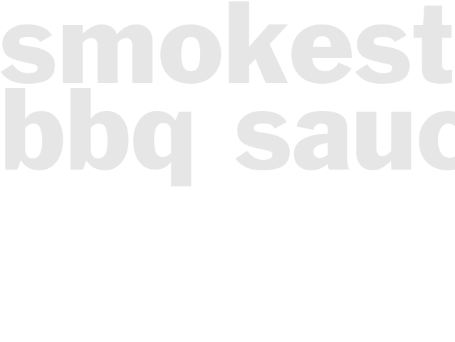 SMOKESTACK BBQ SAUCE