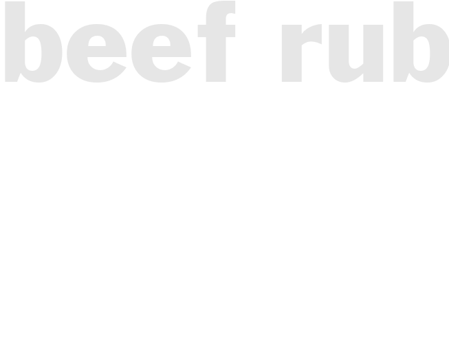 BEEF RUB