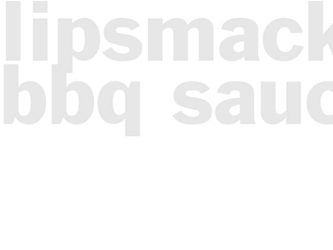 LIPSMACKIN BBQ SAUCE
