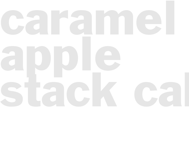 Caramel Apple Stack Cake
