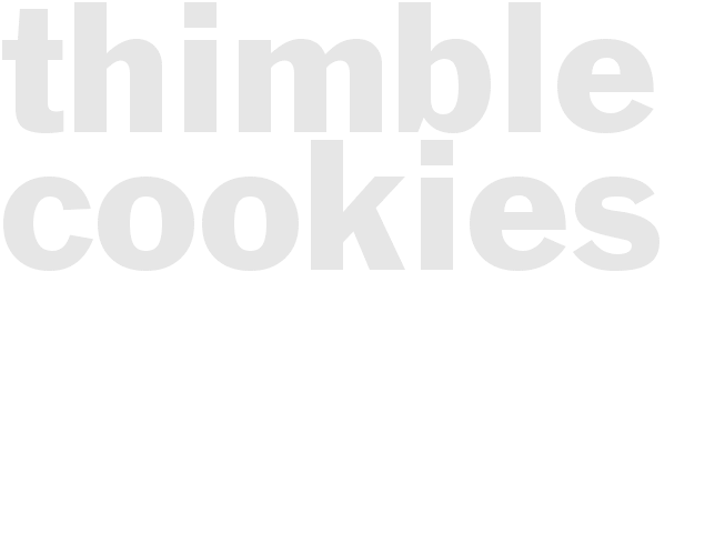 THIMBLE COOKIES 