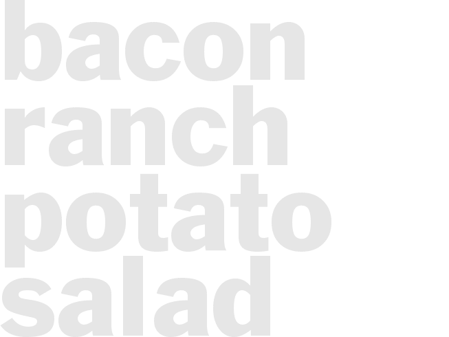 BACON RANCH POTATO SALAD