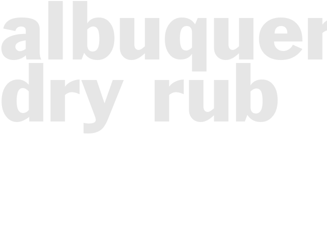 Albuquerque Dry Rub 