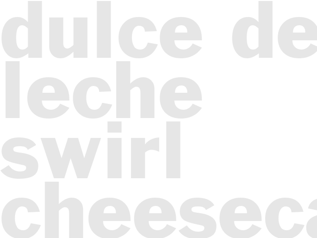 Dulce  De Leche Swirl Cheesecake