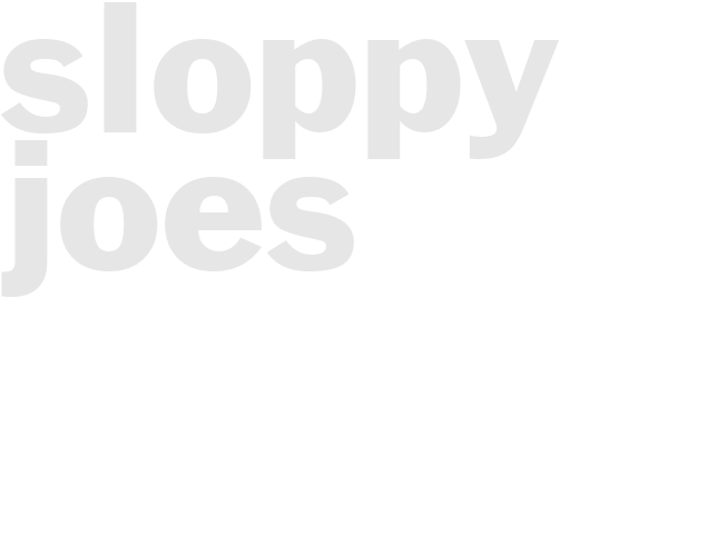 Sloppy Joes