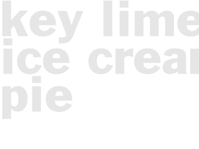 Key Lime Ice Cream Pie