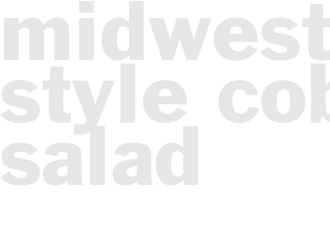 Midwest Style Cobb Salad