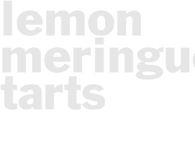 Lemon Meringue Tarts