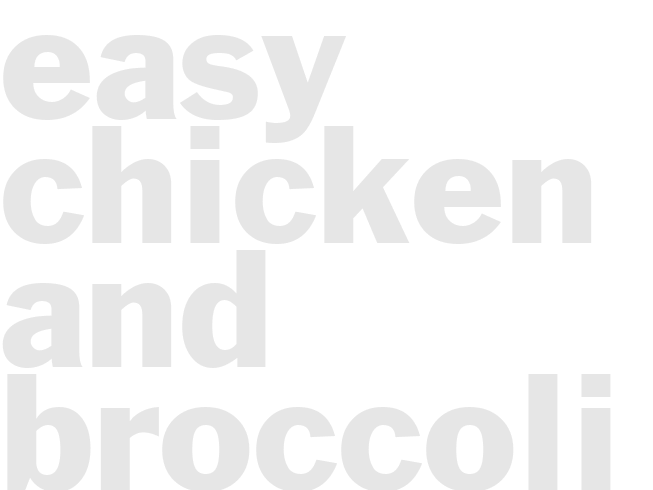 Easy Chicken and Broccoli Casserole