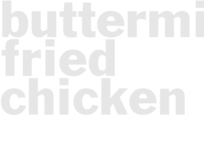 Buttermilk Fried Chicken