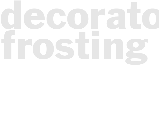 Decorator Frosting