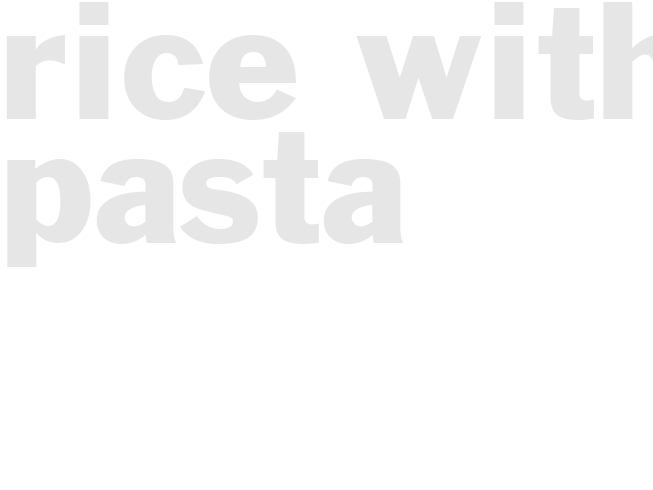 Rice with pasta