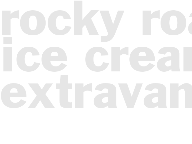 Rocky Road Ice Cream Extravananza