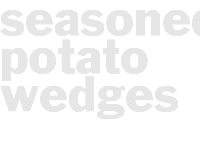 Seasoned Potato Wedges