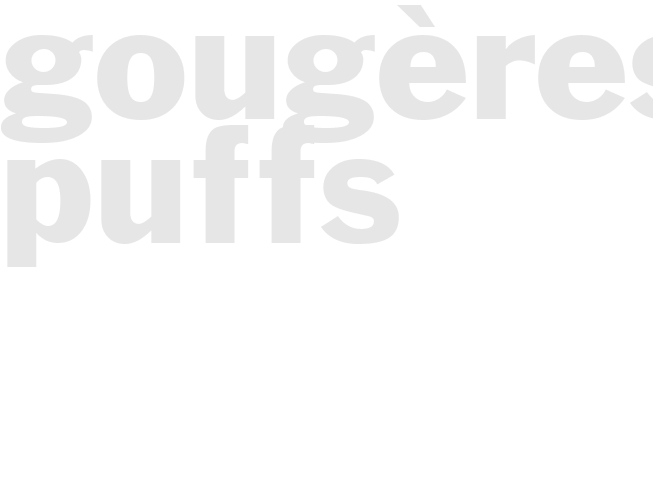 Goug&egrave;res Puffs