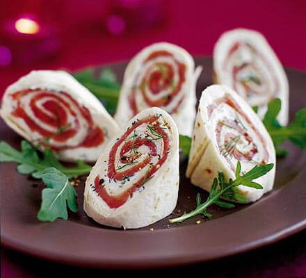 Smoked Salmon Rotollos 