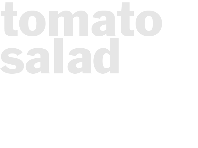 Tomato Salad