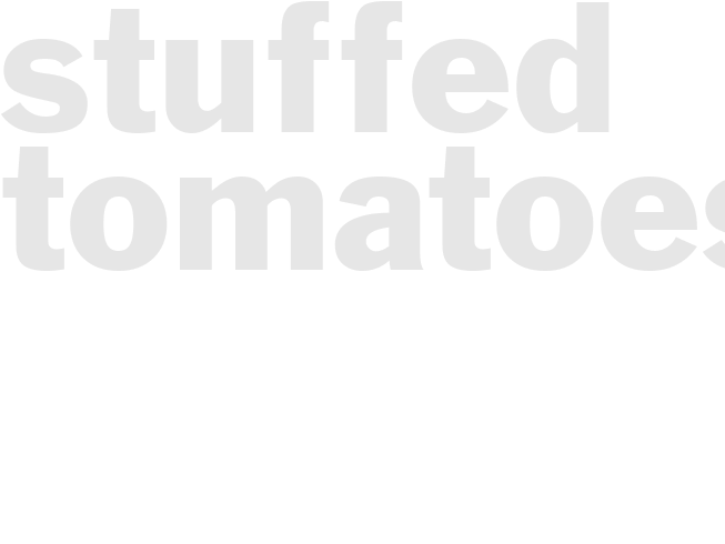 Stuffed tomatoes