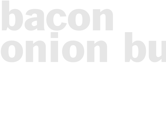 Bacon onion buns
