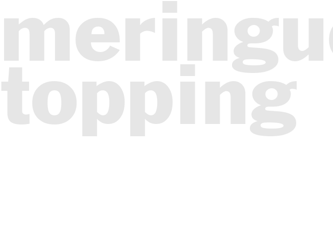 Meringue Topping